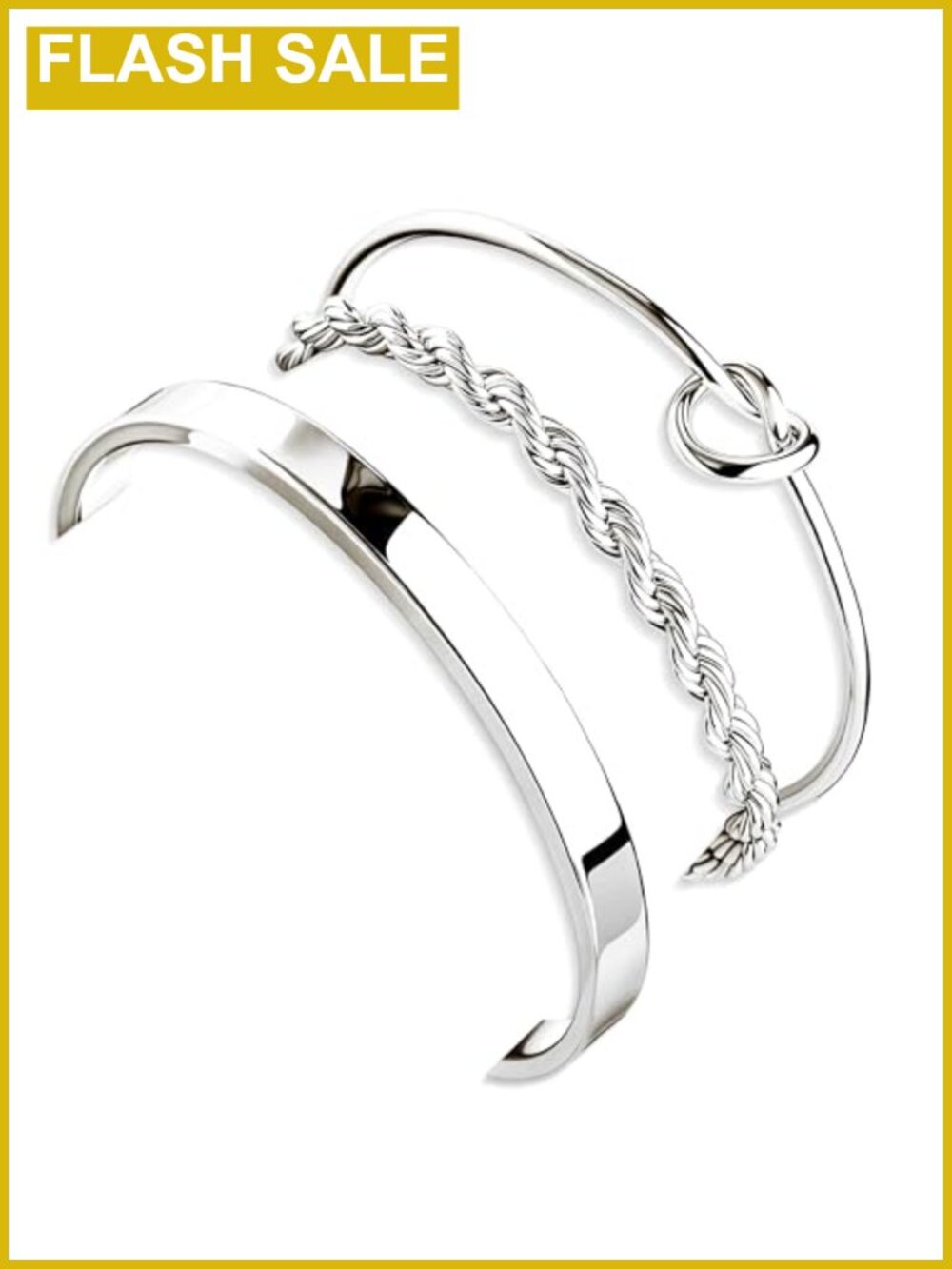Sterling Silver Bracelet Set for Women Stackable 14K Gold Plated Tennis Bangle